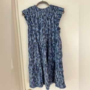 Anthropologie Jenee Tiered Tunic Dress